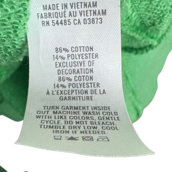 Aerie Green "ski resort" distressed crewneck oversized sweater Size Small - Picture 14 of 14